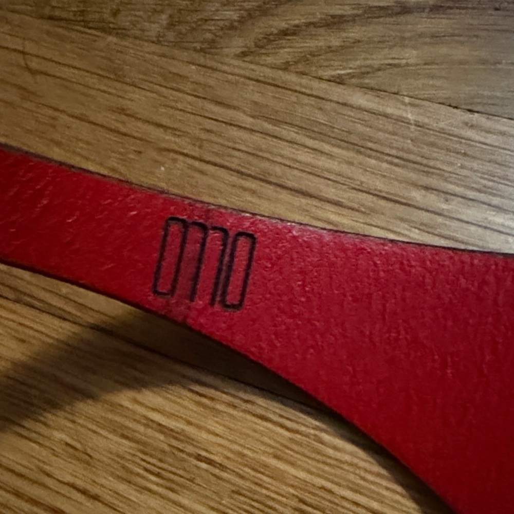 0770 Roxane Red Leather Harness - Picture 11 of 15